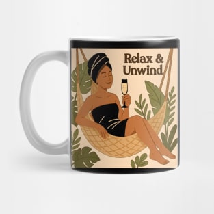 Relax And Unwind Wellness Mindfulness Gift Mug